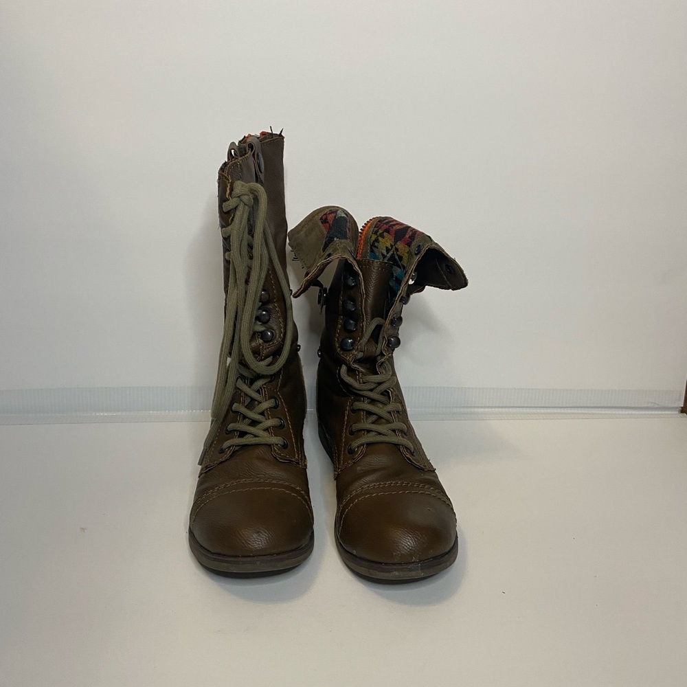 Bakers Foldable Dark Brown Combat Boot